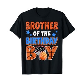 Basketball Brother Of The Birthday Boy Family Matching T-Shirt