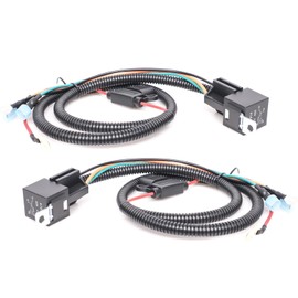 High Beam Headlight Relay Kit Compatible with 1988-1998 Chevy & GMC Full-Size Trucks & SUVs