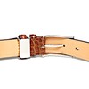 COXSWAIN CW20203-36 Men's Belt, Genuine Leather, Brown, Croc Embossing, 1.2
