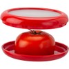 Joie Fresh Stretch Pod Tomato Storage Container, Silicone Food Saver,