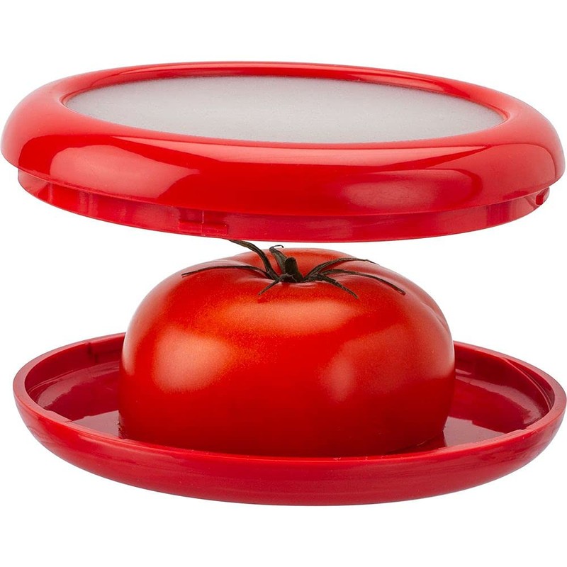 Joie Fresh Stretch Pod Tomato Storage Container, Silicone Food Saver,