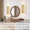 camuucci Battery Operated Wall Sconce Rechargeable Battery Powered 12000mAh Wall