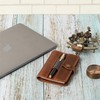 TheAntiq Refillable Tan Field Journal Diary Cover with Pen Loop