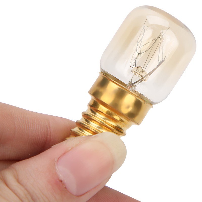 10Pcs 300℃ High Temperature Resistance E14 Brass Microwave Oven Light