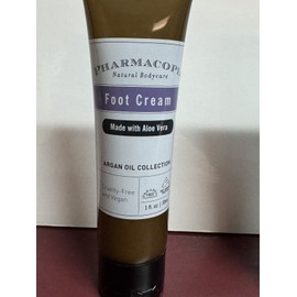 Pharamcopia 5 PACK Pharmacopia Foot Cream Lotion Aloe Vera Argan Oil Vegan 1oz Travel Size
