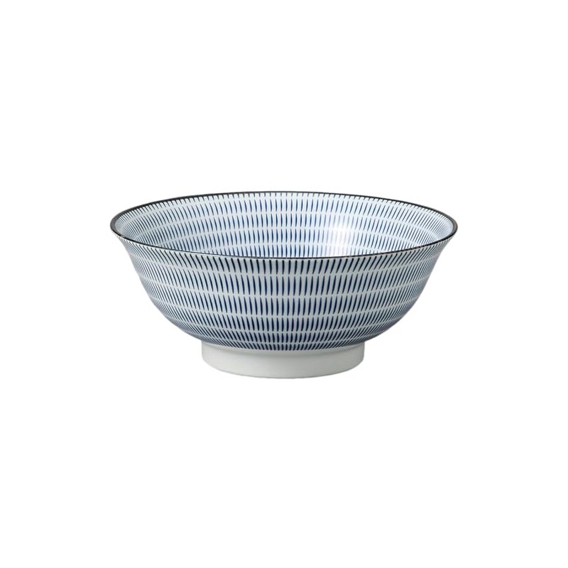 Ale-net Ramen Donburi, Ramen Bowl, Noodle Bowl, Tokusa (Blue) 6.3