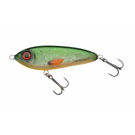 Abu Garcia Svartzonker McTracer Hybrid Jerkbait – Soft and Hard Lure for Pike, Perch, and Trout Fishing – Perfect for Freshwater and Saltwater Fishing, Hand-Painted, Blue Sunrise 16.5 cm