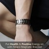 Feraco 3X Strength Titanium Magnetic Bracelets for Men,Carpal Tunnel Lymphatic