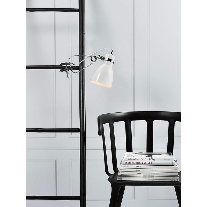 Nordlux Cyclone metallic clamp reading lamp (73072001, white)