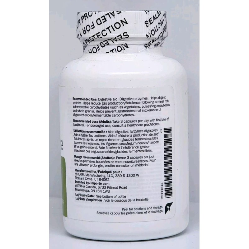 doTERRA TerraZyme 90 Capsules New Sealed Bottle