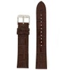 Seiko Genuine Textured Brown Leather Alligator Grain, No Color, Size