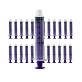 Vesco Medical ENFit Standard Tip Syringes, 5ml (Pack of 25)