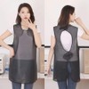 Clapoyis Waterproof Vinyl Apron, Hand Cleaning Apron, Translucent, TPU, Commercial