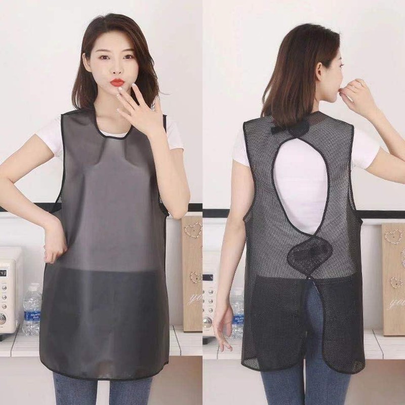 Clapoyis Waterproof Vinyl Apron, Hand Cleaning Apron, Translucent, TPU, Commercial