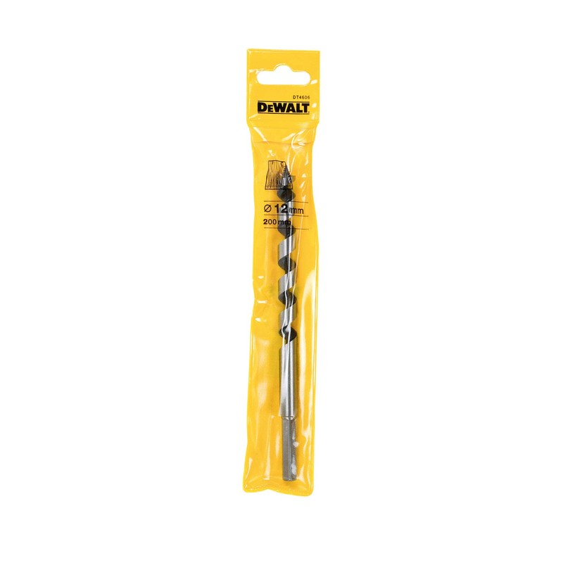 DeWalt DT4606QZ 12 x 200mm Wood Auger Drill Bit