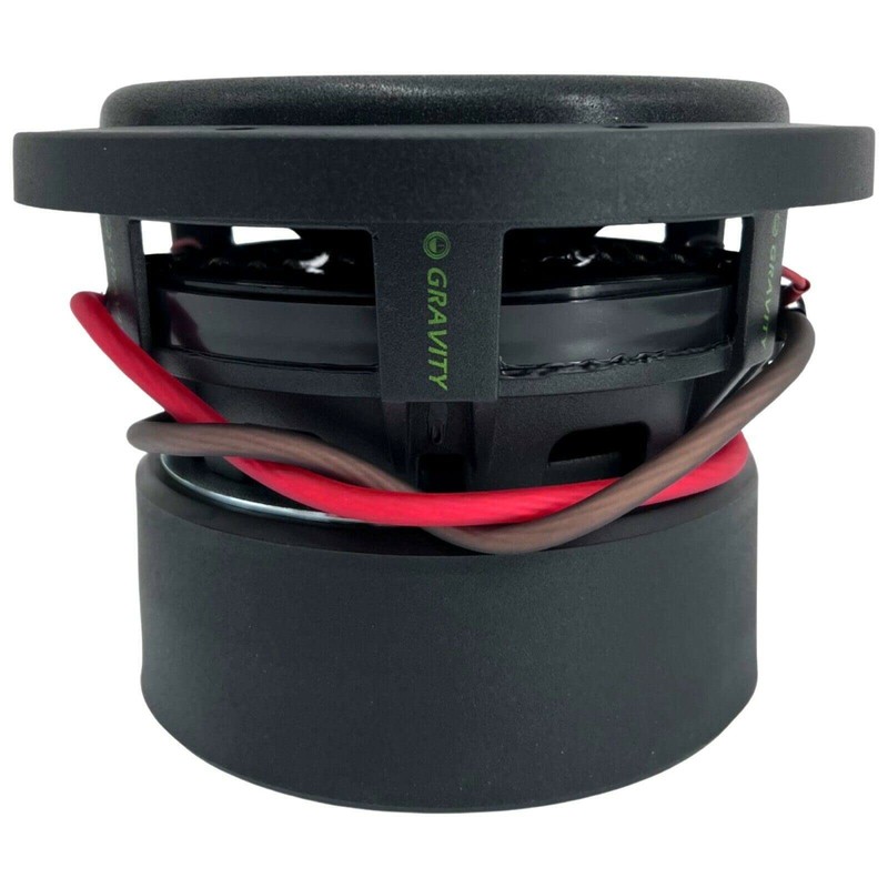 Gravity 1x 6.5 Inch 600 Watt Car Audio Subwoofer w/
