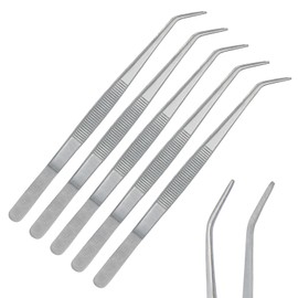 College Cotton Miriam Tweezer Self Locking Pliers Forceps Dental Surgical tools Stainless steel (5 College Tweezer)