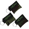 Set of 3 Horn Medical Emergency Resuscitation Wipes in Key