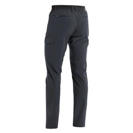 MOURCE Mens Hiking Pants Lightweight Quick Dry - Cargo Pants with Zipper Pockets for Fishing Golf Casual, Grey