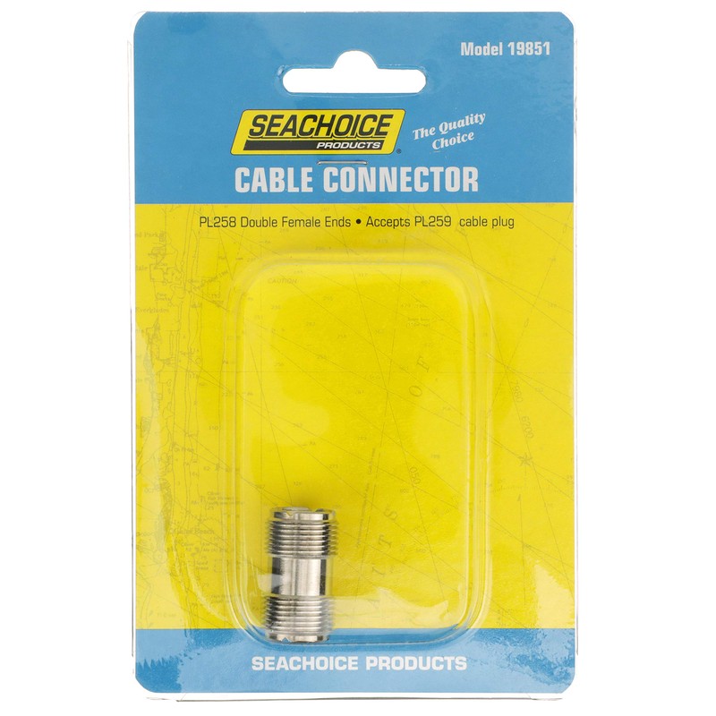 SEACHOICE PL258 DBL Female Connector SCP 19851