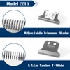 Adjustable Trimmer Blade 5 Star Series T-Wide Replacement for Wahl