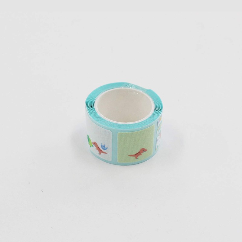 Yuninemu AJUN-14541 Kurukuru Cotton Labels, 44 Pieces, 7 Sizes