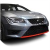 Finest Folia, Spoiler Blade Film, Lip Front Spoiler Splitter, red