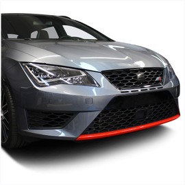 Finest Folia, Spoiler Blade Film, Lip Front Spoiler Splitter, red