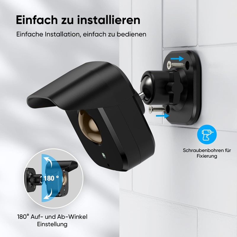 Onvis Outdoor Motion Sensor Thread, IP66 Waterproof Motion Sensor with