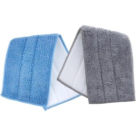 Superio Microfiber Mop Replacement Head, 16 inch Mop Pad Refill (2 Pack)