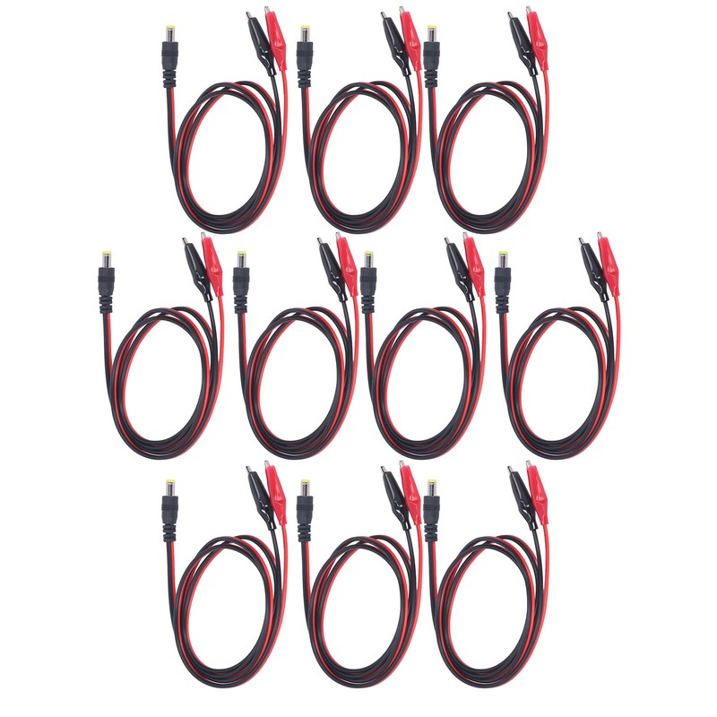 DC to Dual Test Clip Cable Copper Core Electrical Test