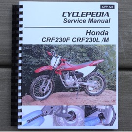 i5motorcycle Service & Repair Manual for Honda CRF230F CRF230L CRF230 CRF 230 2003-2019