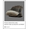 AKAROA ESTD 2019 BEA Women’s Leather Gloves, Italian Hair Sheepskin,