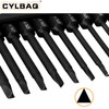 CYLBAQ Pack of 10 Triangle Screwdriver Bits 65 mm Hex