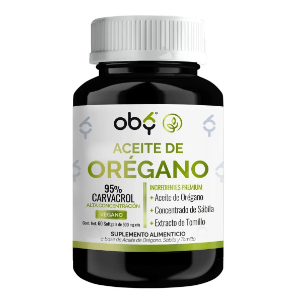 Aceite De Oregano 95 Carvacrol Con Sbila Y Tomillo Oil
