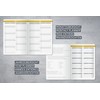 Sigel L2604 Weekly Planner 2026 A5, Hard Cover, Light Grey/Yellow,