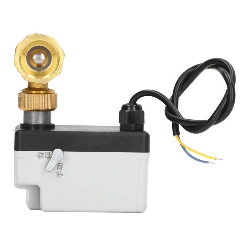 Motorized Ball Valve Electrical 2 Way Normally Closed Manual Automatic