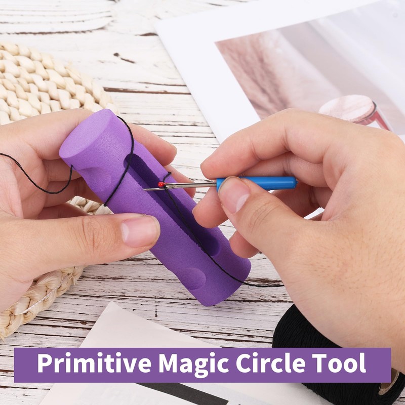 BOXOB Magic Circle Crochet Tool, Magic Ring Maker Crochet Hook