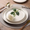 AmorArc Ceramic Dinnerware Sets for 4, 12 Pieces Handpainted Plates