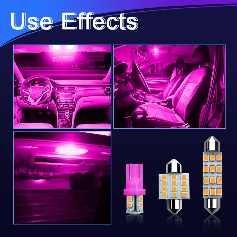 NTNEV 24PCS LED Interior Replacement Bulbs, Interior Car Lights, Dome