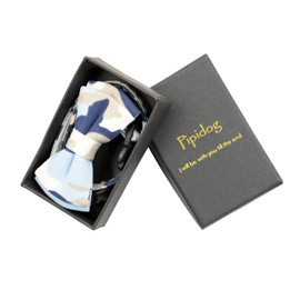 Cat Collar Breakaway with Bell and Bow Tie, Plaid Design Adjustable Safety Kitty Kitten Collars(6.8-10.8in)（Camo 3）