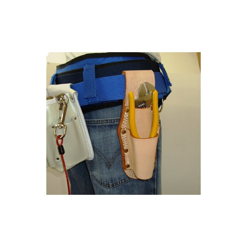 Kozuchi SP-03 Nume Leather Pliers Holder, 2 Tiers, Double Sewn,