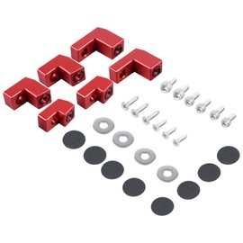 Bevinsee Red Wing Spoiler Riser Kit Compatible with Ford Fiesta ST Hatchback 2014-2019