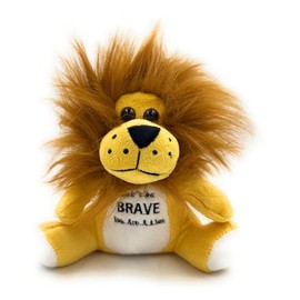 Plush Lion Stuffed Animal 6 Inch Lioncel Toy Let's Be Brave Gifts Super Soft Plushes for Kids Boys and Girls