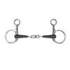 Shires Equikind+ Hanging Cheek Peanut Link Horse Bit in Black