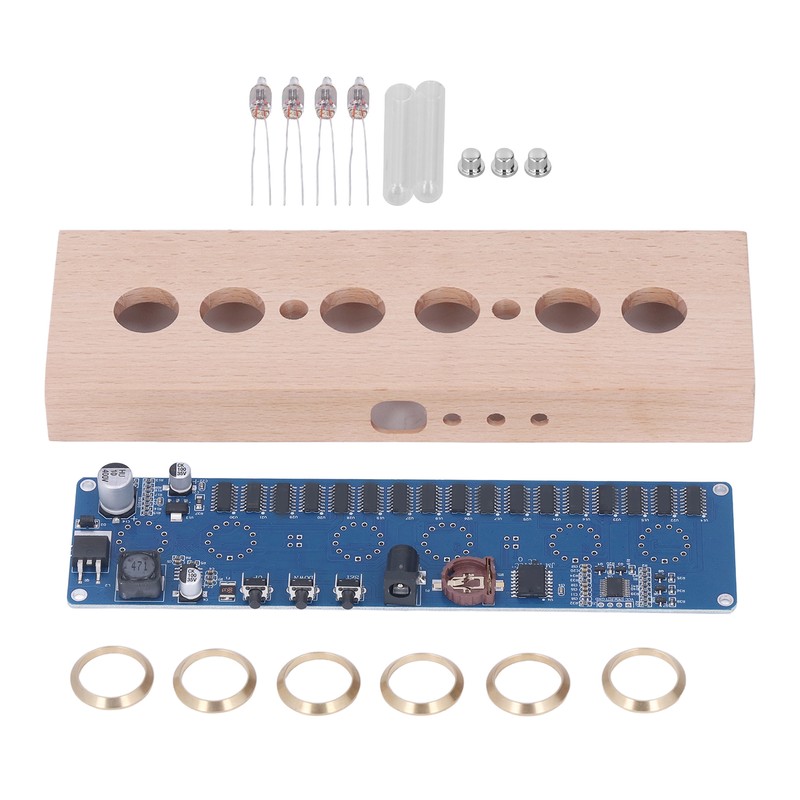 Nixie Tube Clock DIY Kit Multi Color 12 24 Hour