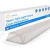 KastLite Vapor Tight LED & Fluorescent Light Covers for Ceiling