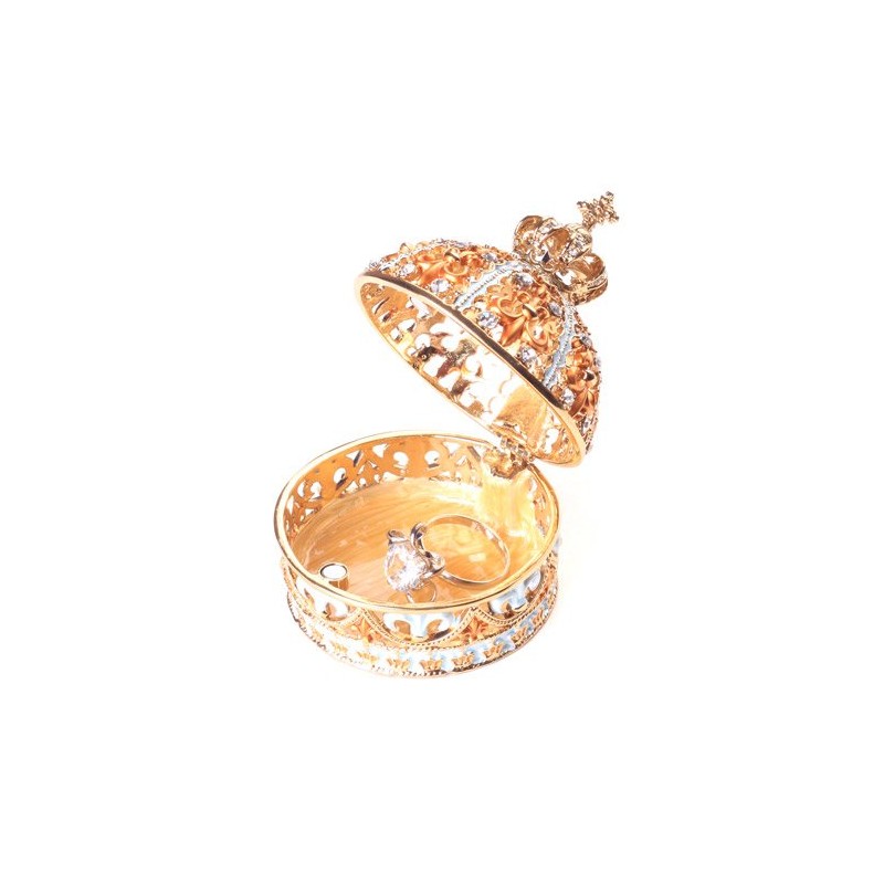 < Blue Crown > Pierce Jewelry Box Jewelry Box