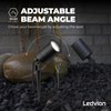 Ledvion LED Garden Spotlight Aluminium, IP65, GU10 Socket, 1 m