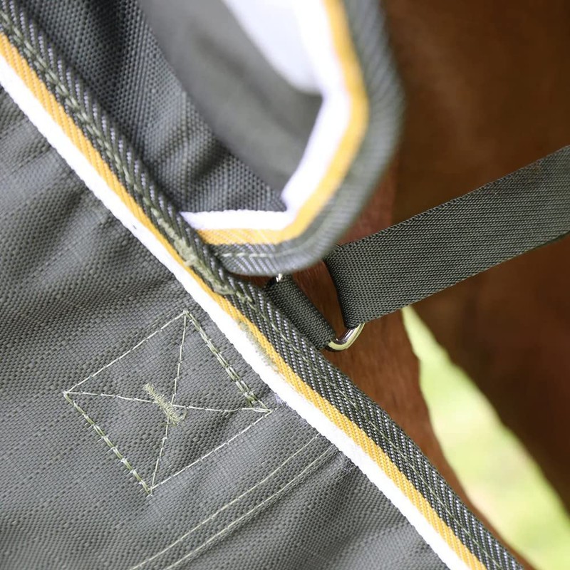 Shires Highlander Plus 50g Turnout Rug - Green 6'9" /